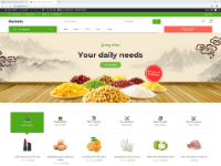 Source code website bán hàng thực phẩm hoa quả